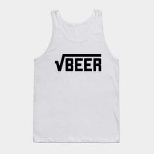 Root Beer (Square Root of Beer) Math Joke T-Shirt Tank Top